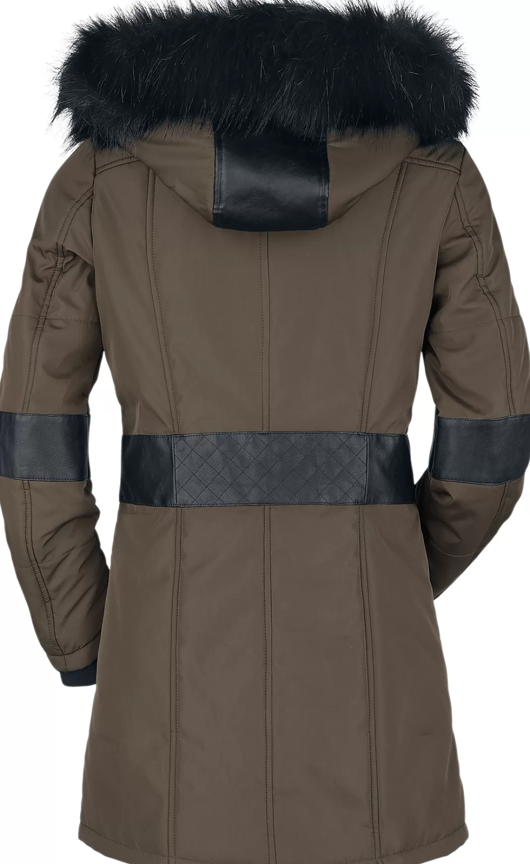 Winter Jacket Olive-Black By Rock Rebel By Emp^* New