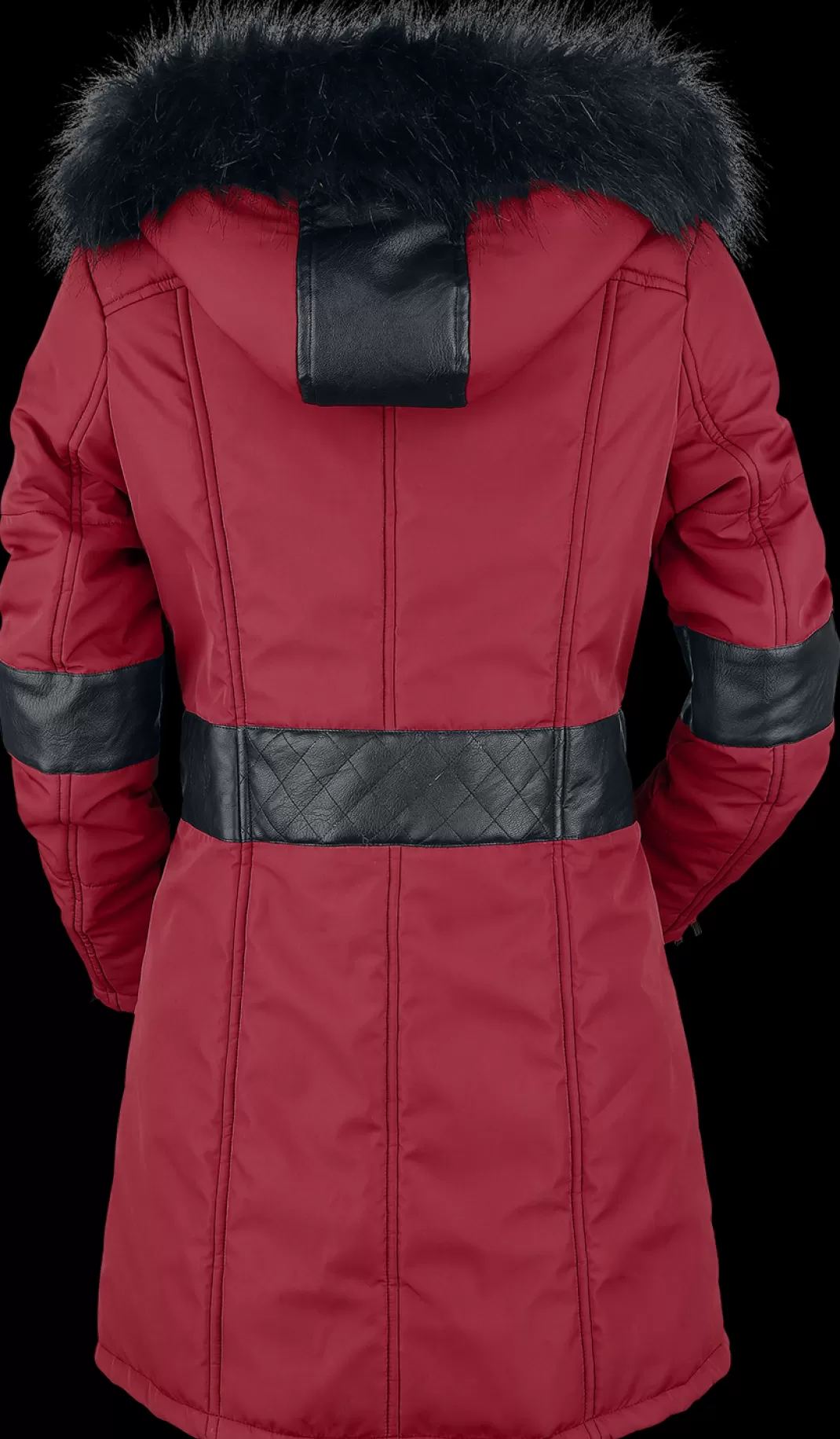 Winter Jacket Red By Rock Rebel By Emp^* Fashion