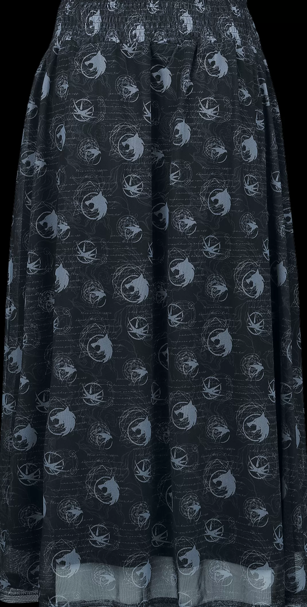 Wolf School Medallion Long Skirt Allover By^The Witcher Shop