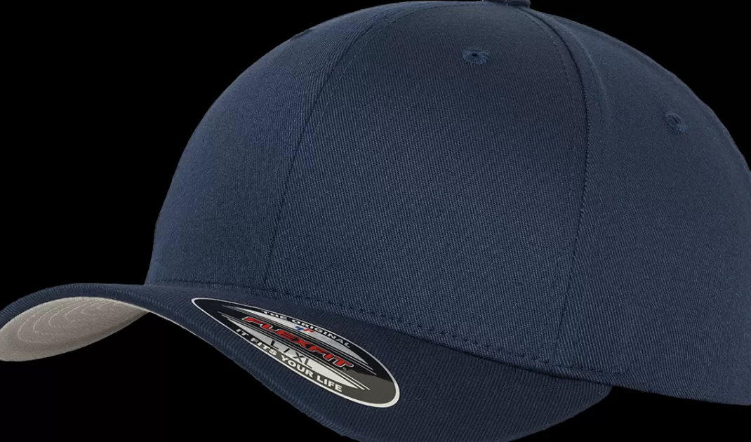 Men Flexfit Wooly Combed Cap Navy By