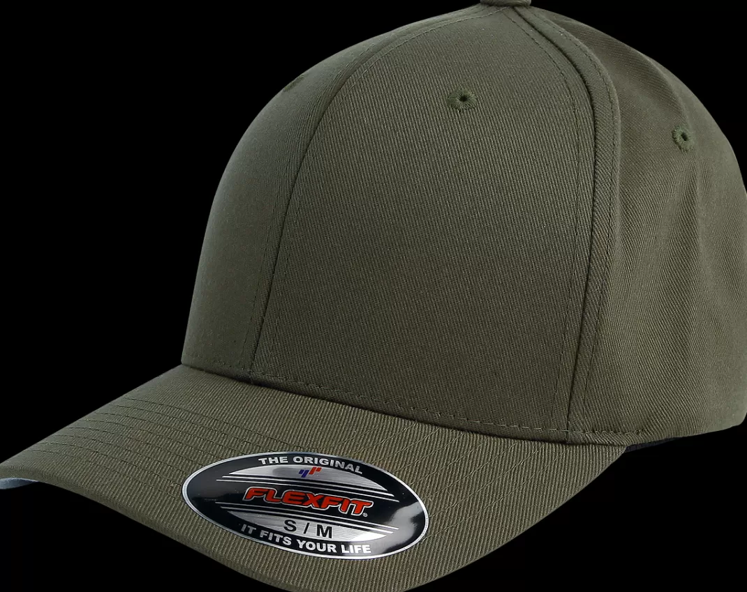 Men Flexfit Wooly Combed Cap Olive By
